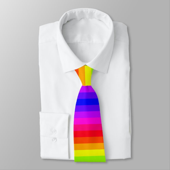 Colour Bars 01 Tie (Tied)