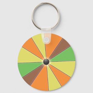 Colour Beams Orange Key Ring