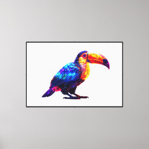 Colour Beautiful Toucan Canvas Print