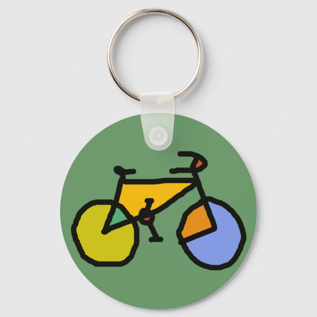colour bike key ring (Front)