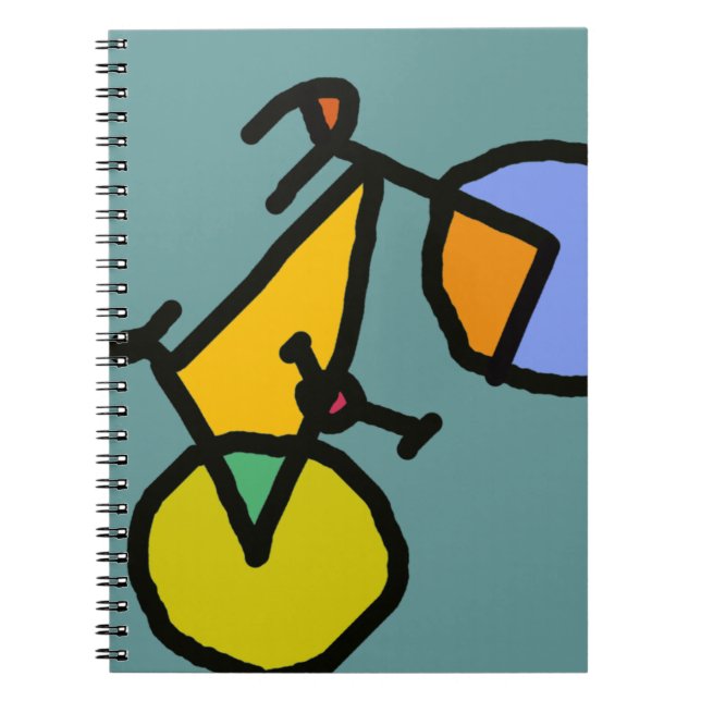 colour bike notebook (Front)