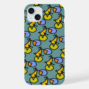 Colour Bike pattern iPhone Case