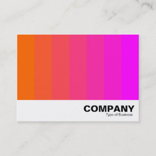 Colour Blend - Orange to Magenta Business Card