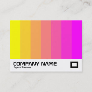 Colour Blend - Yellow to Magenta Business Card