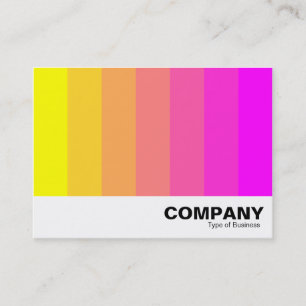 Colour Blend - Yellow to Magenta Business Card