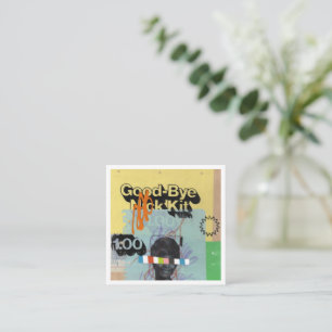 Colour Blind Collage Note Card