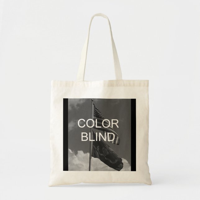 Colour Blind Greyscale Flags Tote Bag (Front)