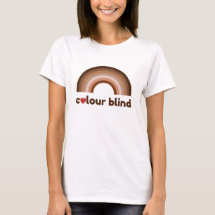 Colour blind love rainbow T-Shirt