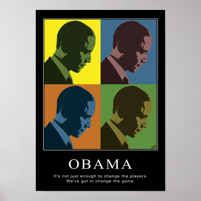 "Colour Blind" Obama Poster (Front)
