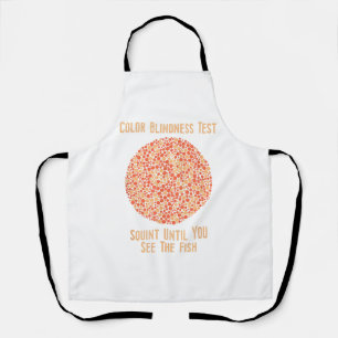 Colour Blind T Shirt - Funny Colour Blindness Test Apron