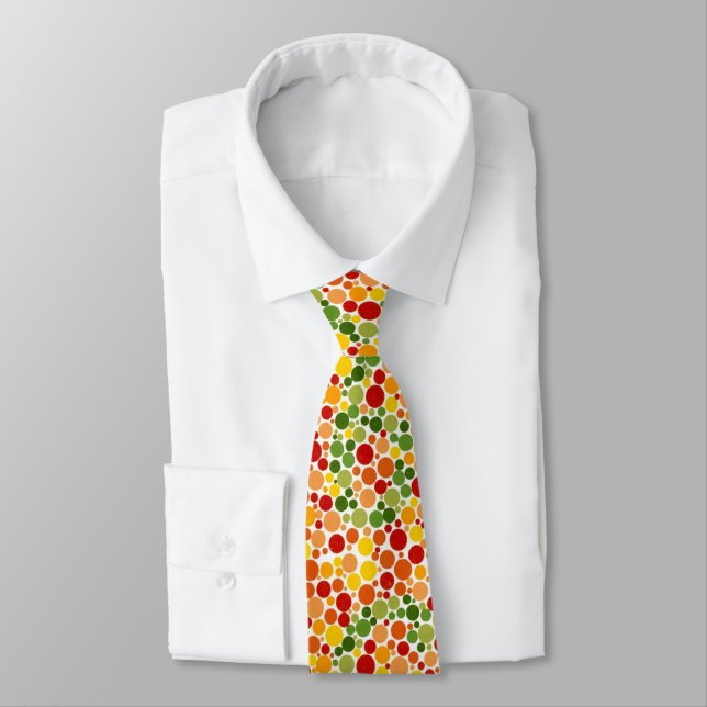 Colour Blindness Test Tie (Tied)
