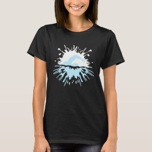 Colour Blob Drop Water Swimming Splashes Sport Swi T-Shirt