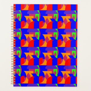 Colour-Block Abstract – Bright Modern Art Pattern Planner