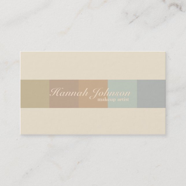 Colour-block Business Card Template (Front)