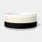 Colour Block Ceramic Food Water Bowl (Black/Egg)