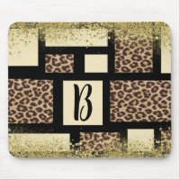 Colour Block Cream Ivory Black & Leopard Cheetah