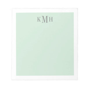 Colour Block Mint Notepad