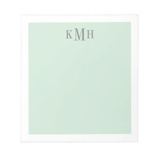 Colour Block Mint Notepad