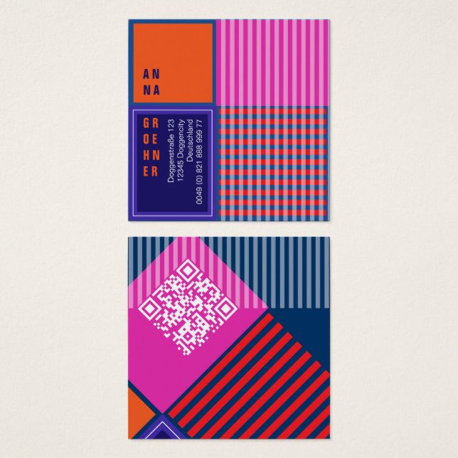 Colour Block | Modern Minimal Graphic Design (Front & Back)