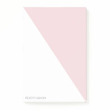 Colour Block - Pink Personalised Post-it® Notes