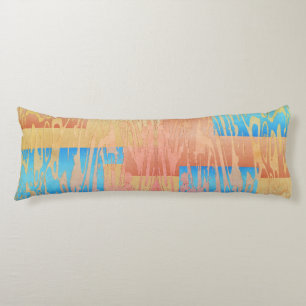 Colour Block Scratch Body Cushion