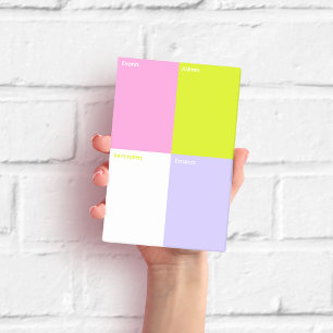 Colour Block Sticky Notes Medium