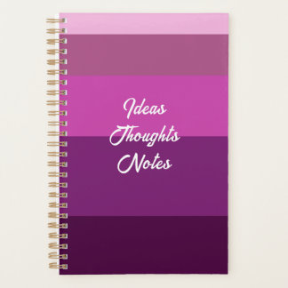 Colour Block Stripes Lavender Pink Pastel Planner