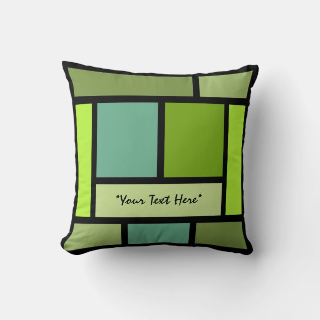 Colour Block Throw Pillow 03 (Front)