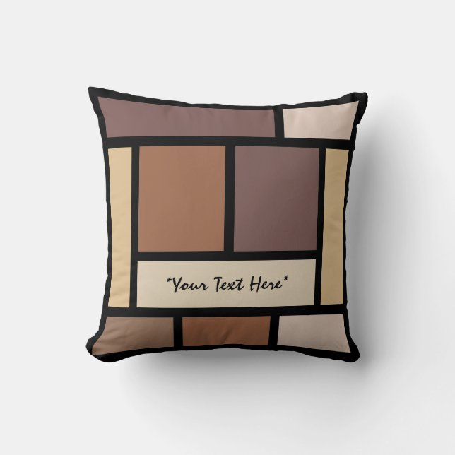 Colour Block Throw Pillow 04 (Front)