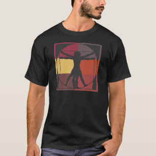 Colour Block Vitruvian Man T-Shirt
