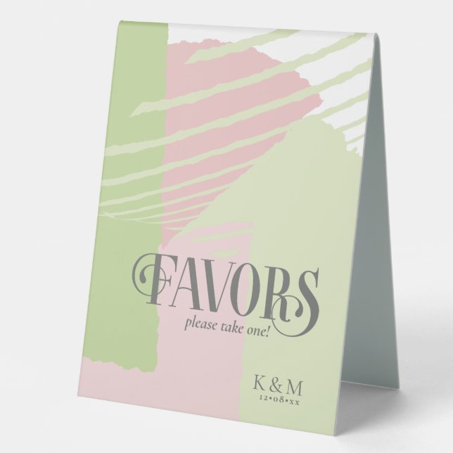 Colour Block Wedding Favours Spring ID740 (Front)