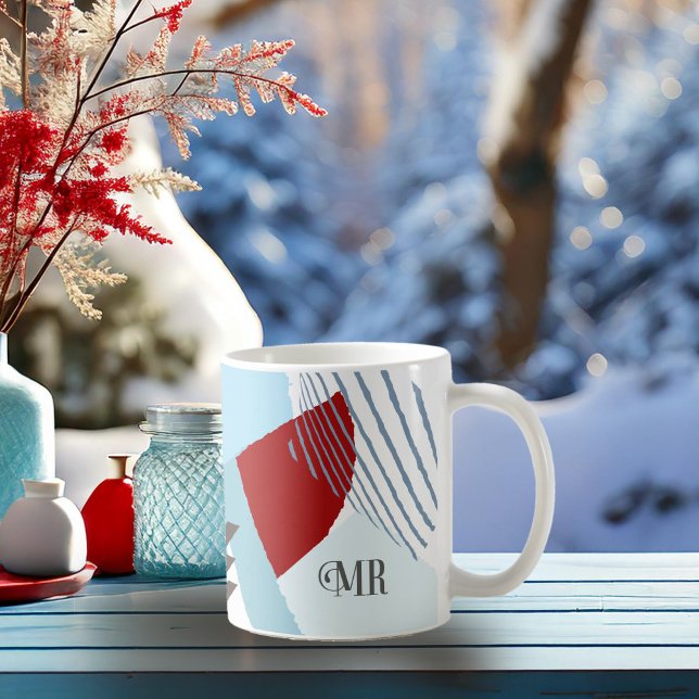 Colour Block Wedding Mr Groom Winter ID740 Coffee Mug (Creator Uploaded)