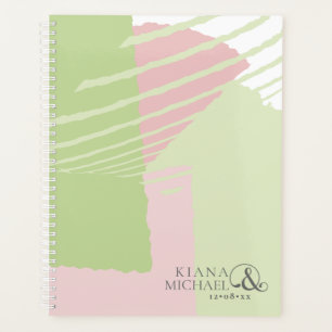 Colour Block Wedding Spring ID740 Planner