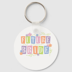 Colour Blocks Future Bride Key Ring