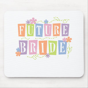 Colour Blocks Future Bride Mouse Pad