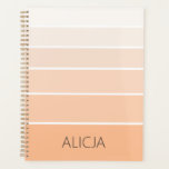 Colour Blocks Peach Fuzz | Elegant Name Planner<br><div class="desc">Colour Blocks Peach Fuzz | Elegant Personalised Name | Classic | Elegant | Trendy | Stylish | Gift</div>