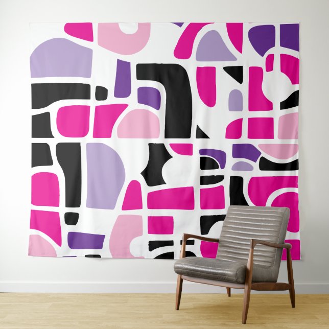 colour blocks  tapestry (In Situ (Horizontal))
