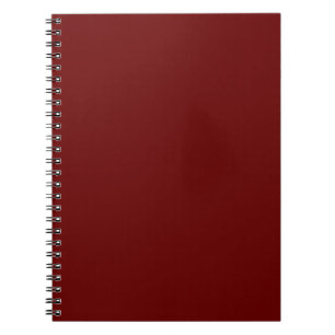 colour blood red notebook