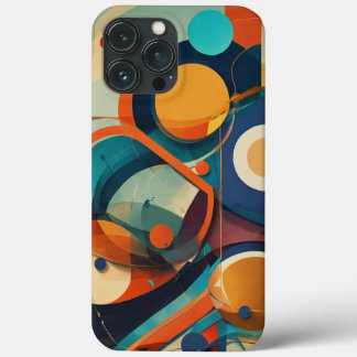 colour brown blue yellow  iPhone 13 pro max case