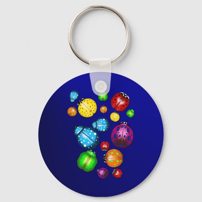 Colour Bugs  Keychain (Front)