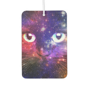 Colour Burst Galaxy Cat Car Air Freshener
