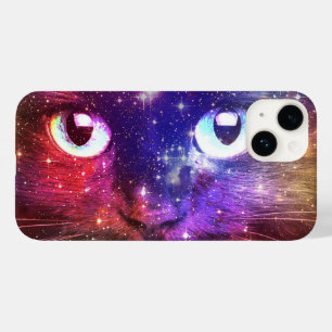 Colour Burst Galaxy Cat Case-Mate iPhone 14 Case