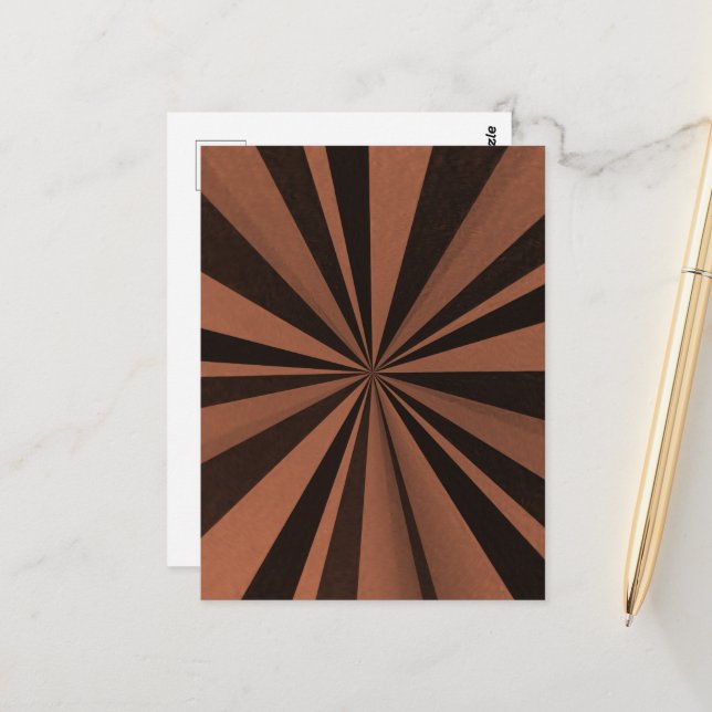 Colour Burst - Orange Postcard (Front/Back In Situ)