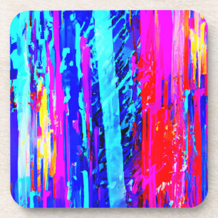 Colour Bursting Pattern Coaster