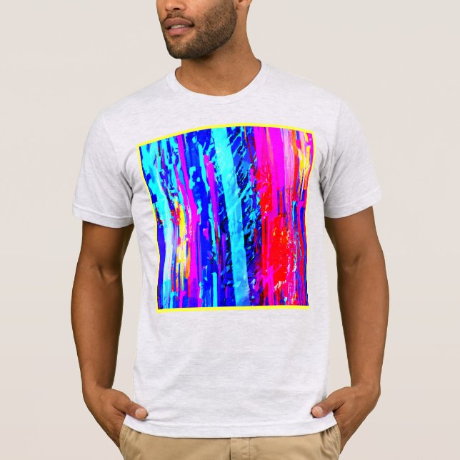 Colour Bursting Pattern T-Shirt (Front)