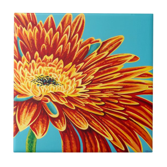 Colour Bursts I Tile (Front)