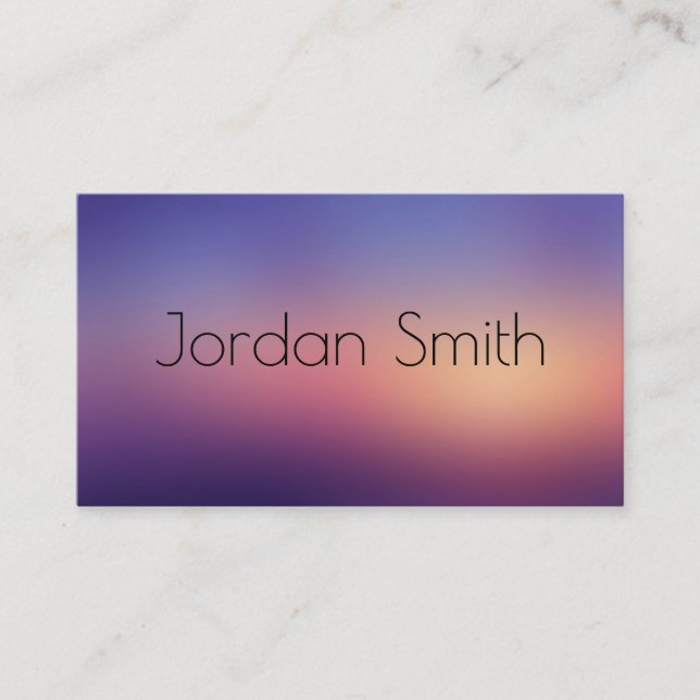 colour business card (Front)