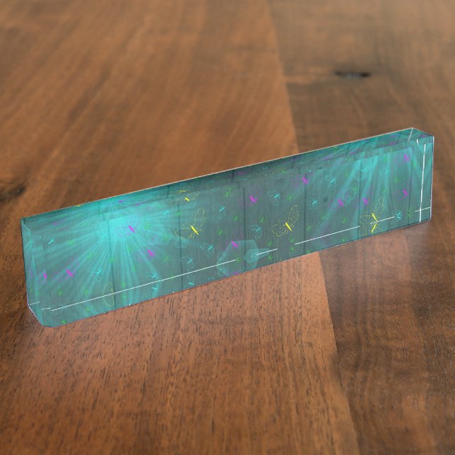 colour butterfly nameplate (Side)