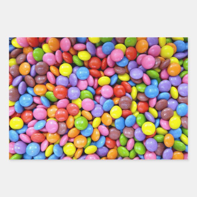 Colour candy wrapping sheet paper (Front)