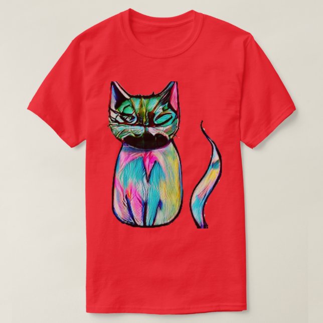 colour cat T-Shirt (Design Front)